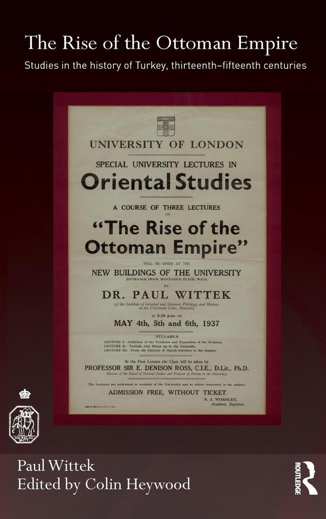 Produktbild: The Rise of the Ottoman Empire | Paul Wittek