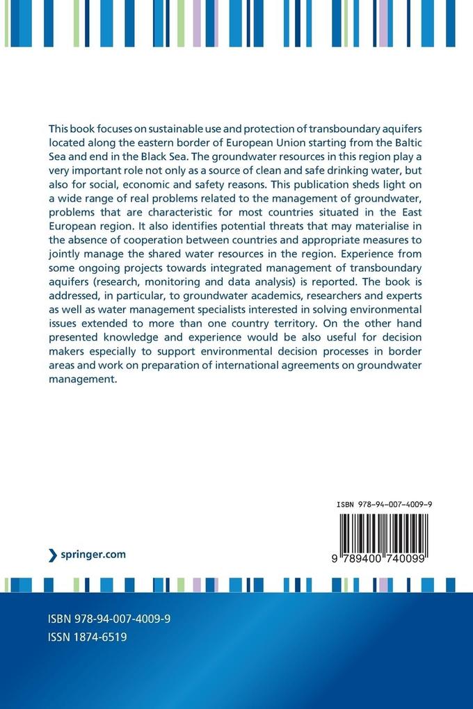 Weitere Ansicht: Transboundary Aquifers in the Eastern Borders of The European Union