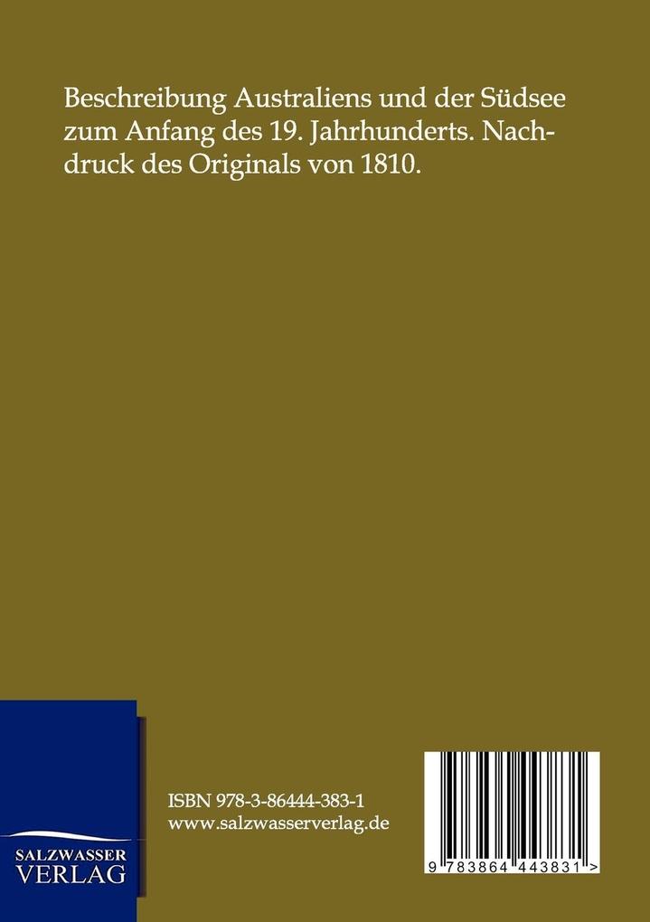 Weitere Ansicht: Australien | Eberh. August Wilh. von Zimmermann