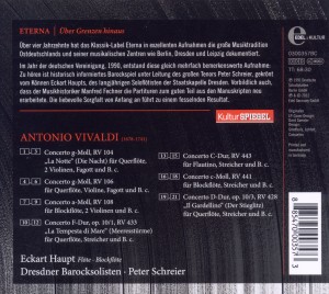 Weitere Ansicht: Flötenkonzerte (Kulturspiegel-Edition) | Eckart/Dresdner Barocksolisten Haupt