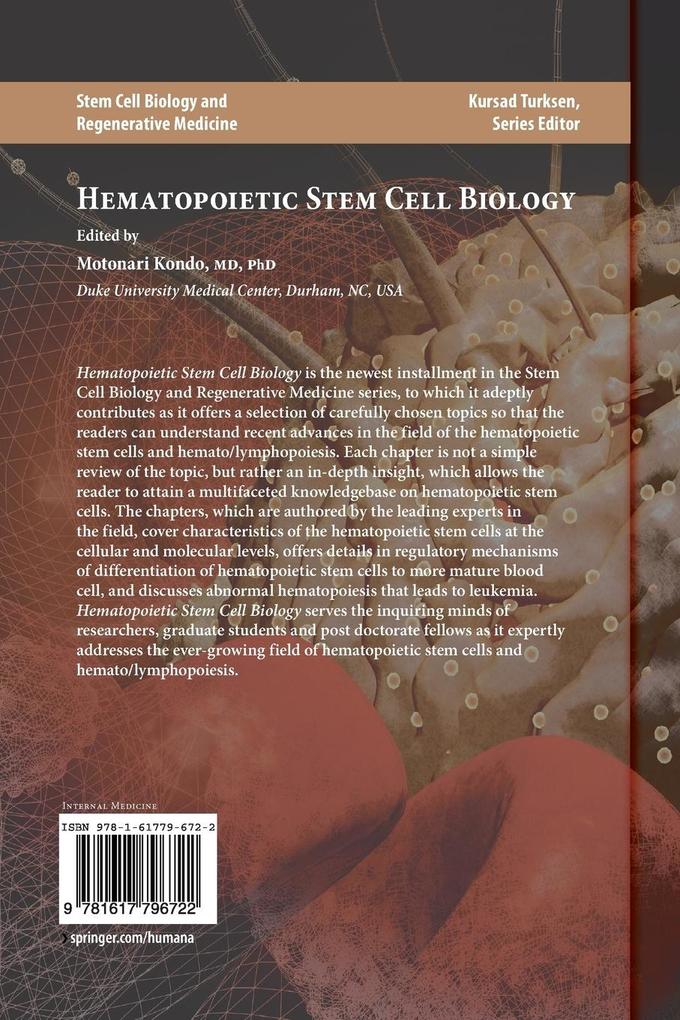 Weitere Ansicht: Hematopoietic Stem Cell Biology