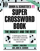 Simon & Schuster Super Crossword Puzzle Book #10: Volume 10