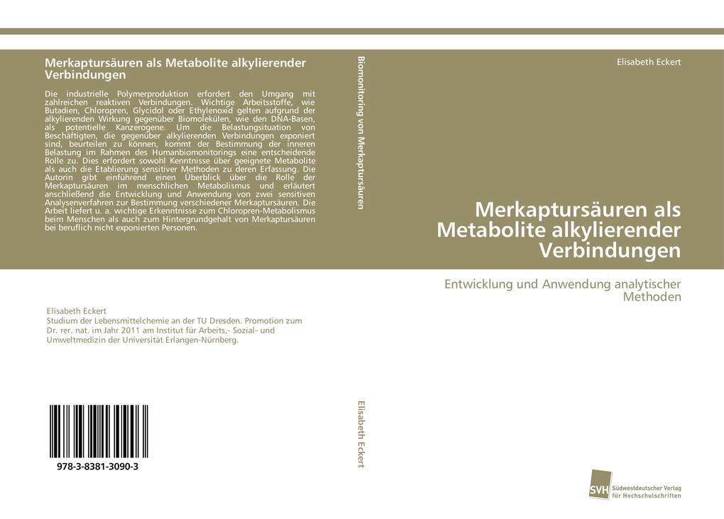 Merkaptursäuren als Metabolite alkylierender Verbindungen als Taschenbuch