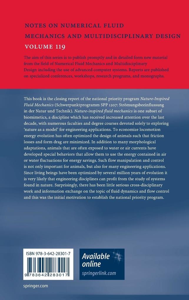 Weitere Ansicht: Nature-Inspired Fluid Mechanics
