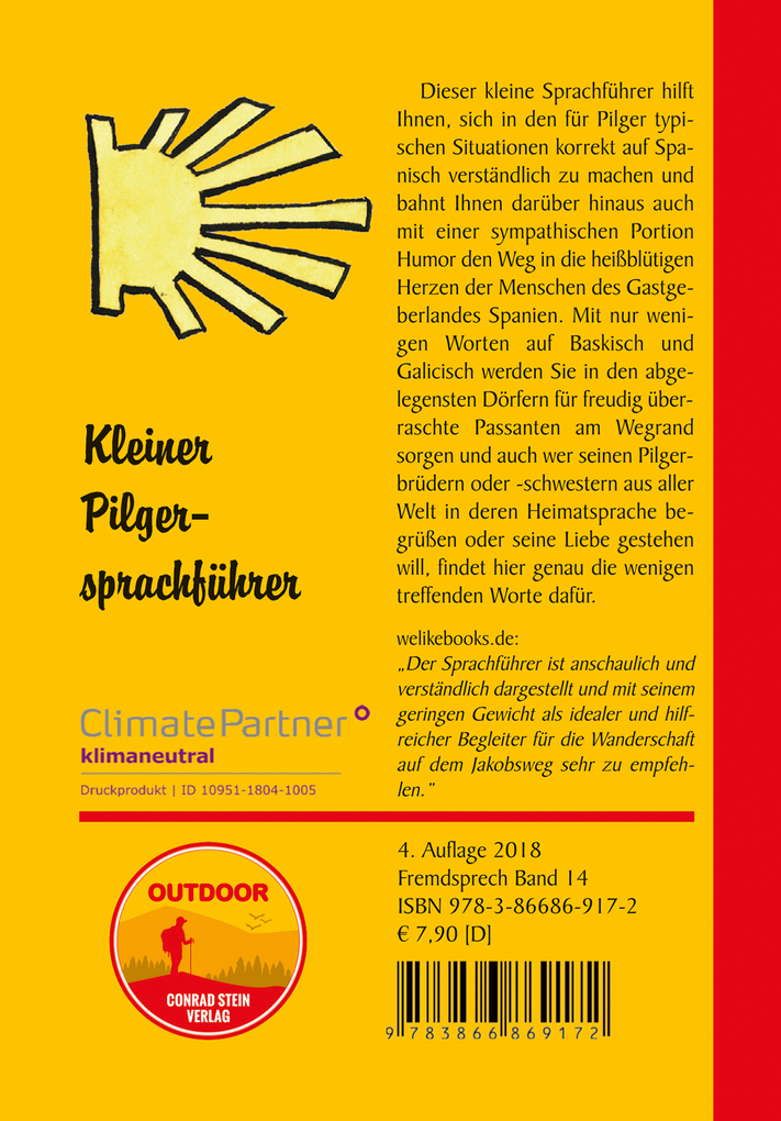 Weitere Ansicht: Kleiner Pilgersprachführer | Raimund Joos