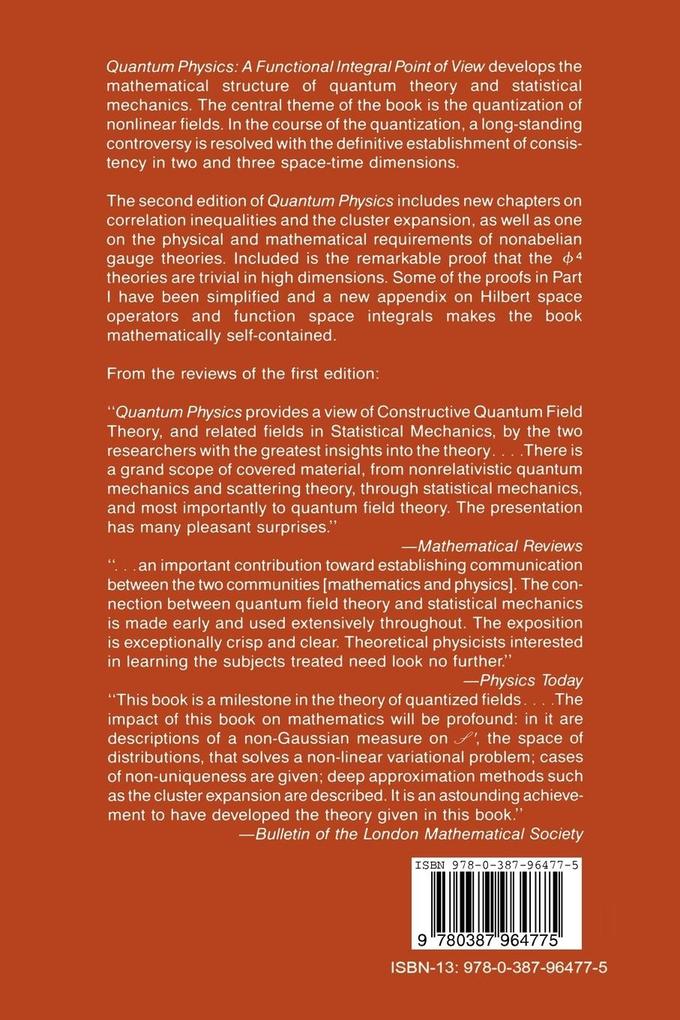 Weitere Ansicht: Quantum Physics | James Glimm, Arthur Jaffe
