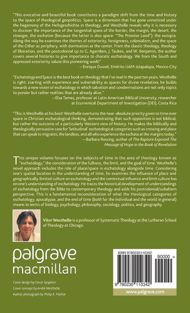 Weitere Ansicht: Eschatology and Space | V. Westhelle