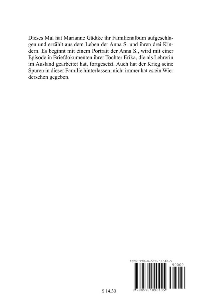Weitere Ansicht: Ein Familienalbum | Marianne Gädtke