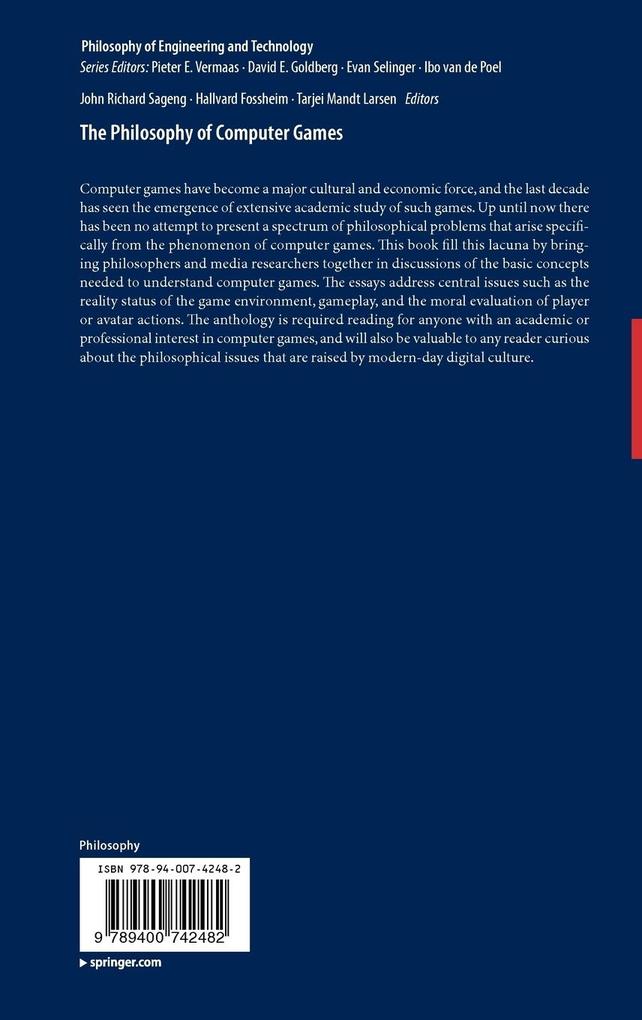 Weitere Ansicht: The Philosophy of Computer Games