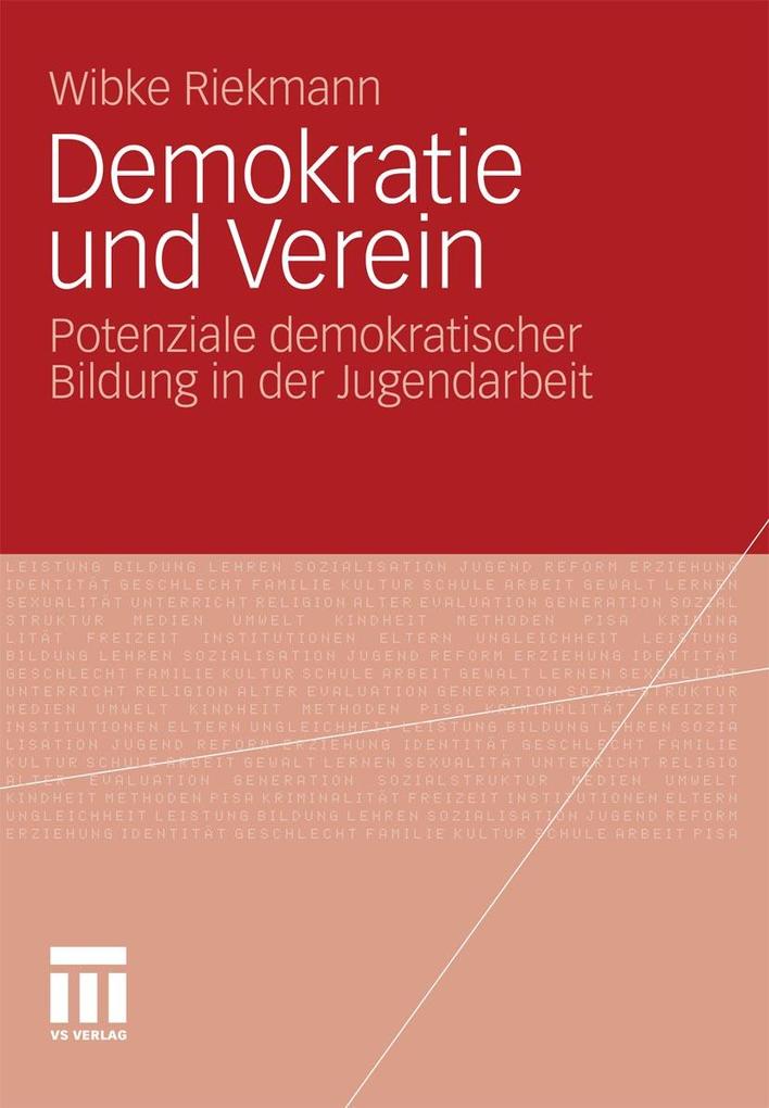 Produktbild: Demokratie und Verein | Wibke Riekmann