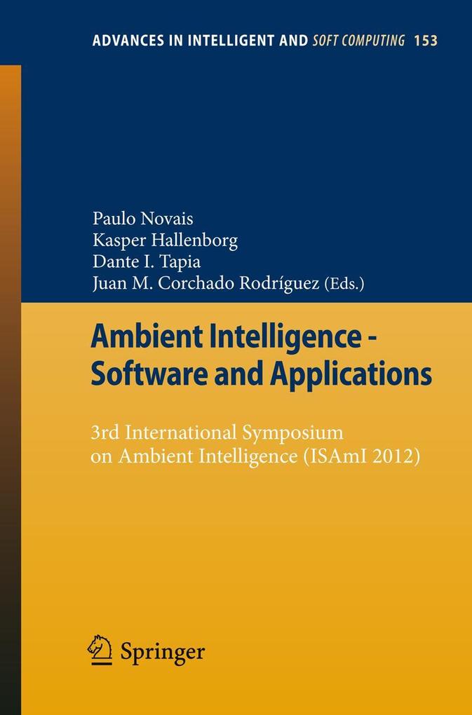 Produktbild: Ambient Intelligence - Software and Applications