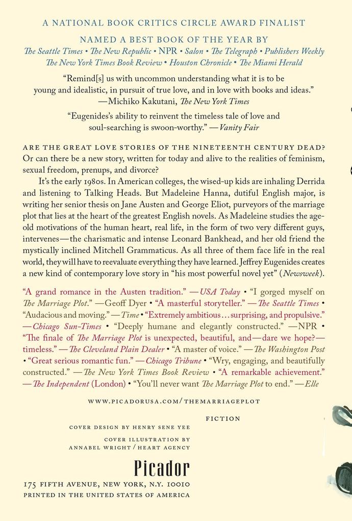 Weitere Ansicht: The Marriage Plot | Jeffrey Eugenides