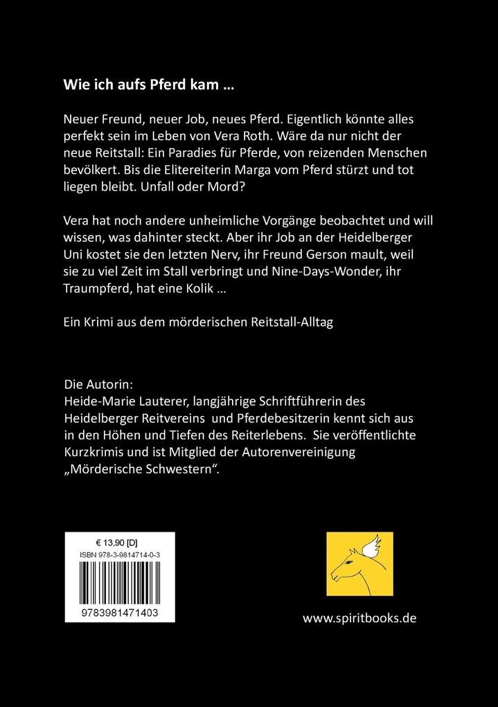 Weitere Ansicht: Mörderischer Galopp | Heide-Marie Lauterer