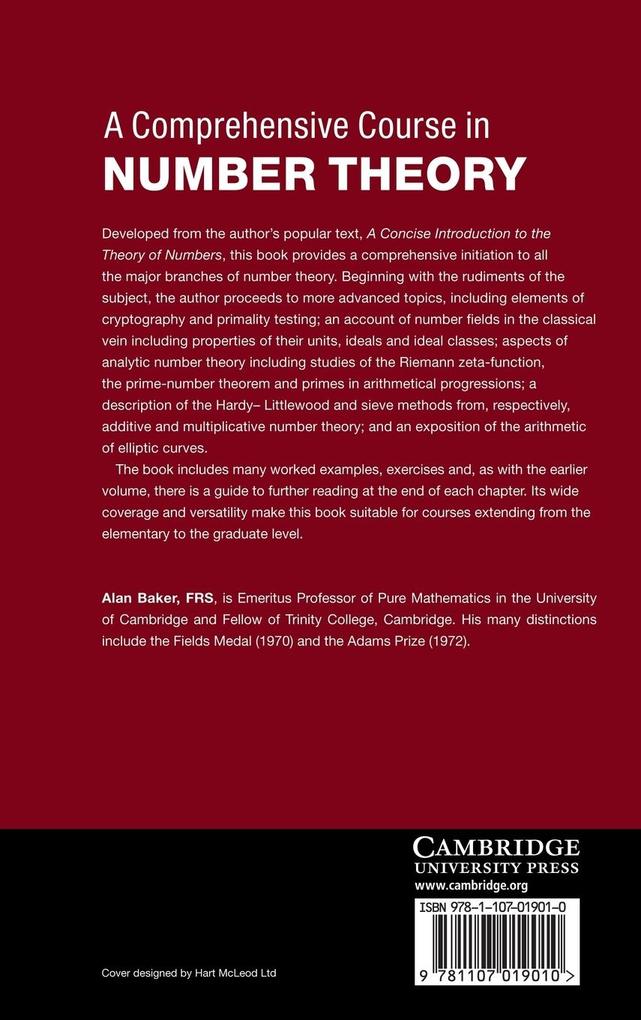 Weitere Ansicht: A Comprehensive Course in Number Theory | Alan Baker