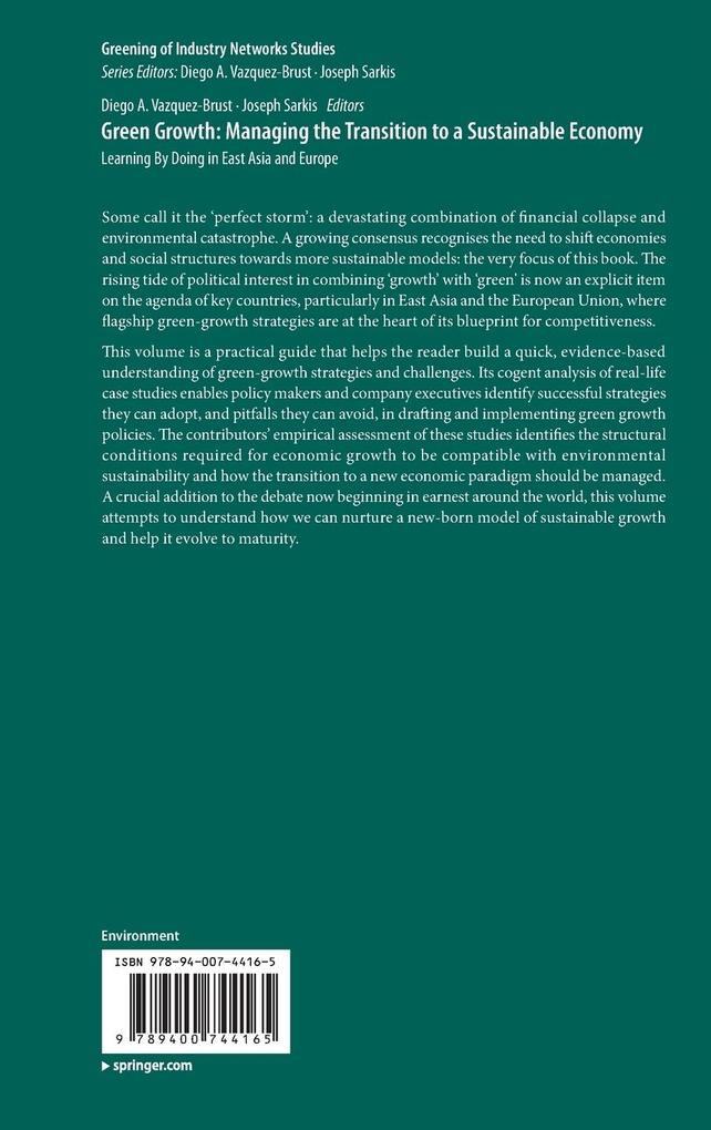 Weitere Ansicht: Green Growth: Managing the Transition to a Sustainable Economy