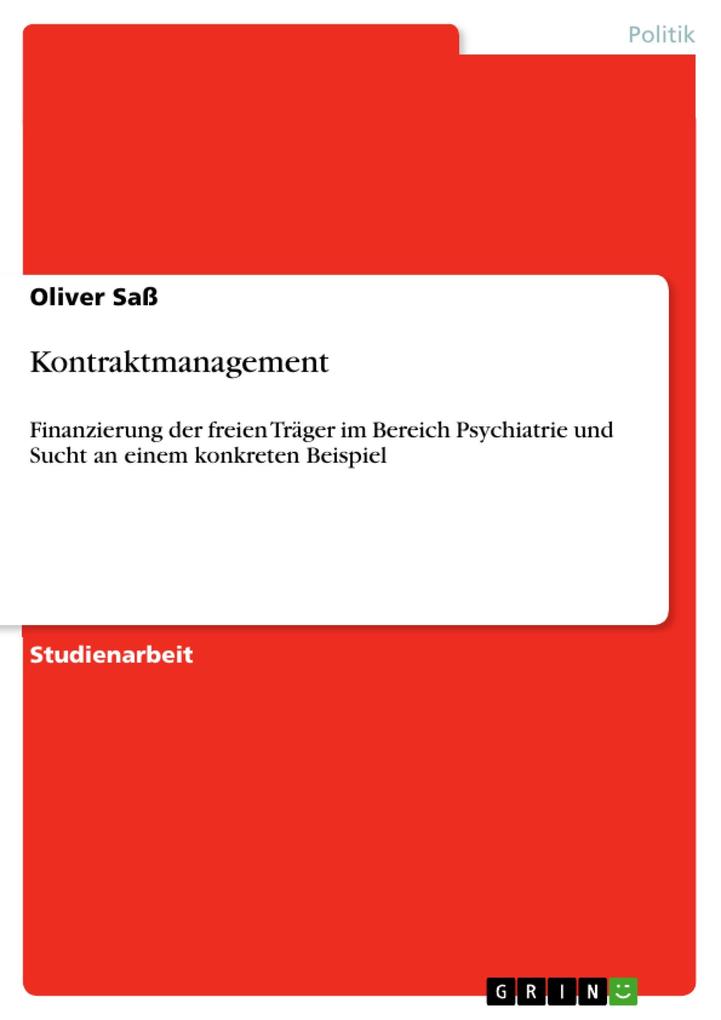 Produktbild: Kontraktmanagement | Oliver Saß