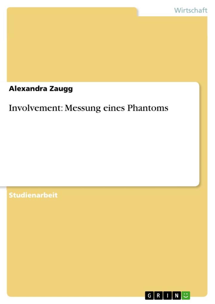 Produktbild: Involvement: Messung eines Phantoms | Alexandra Zaugg