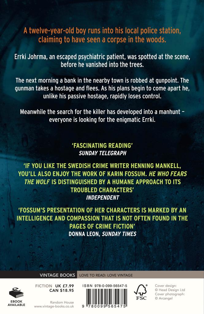 Produktbild: He Who Fears the Wolf | Karin Fossum