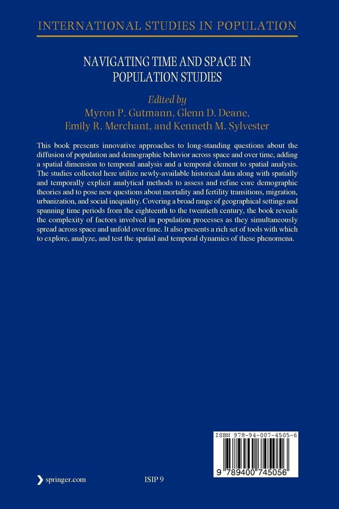 Weitere Ansicht: Navigating Time and Space in Population Studies