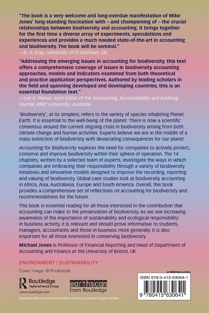 Weitere Ansicht: Accounting for Biodiversity