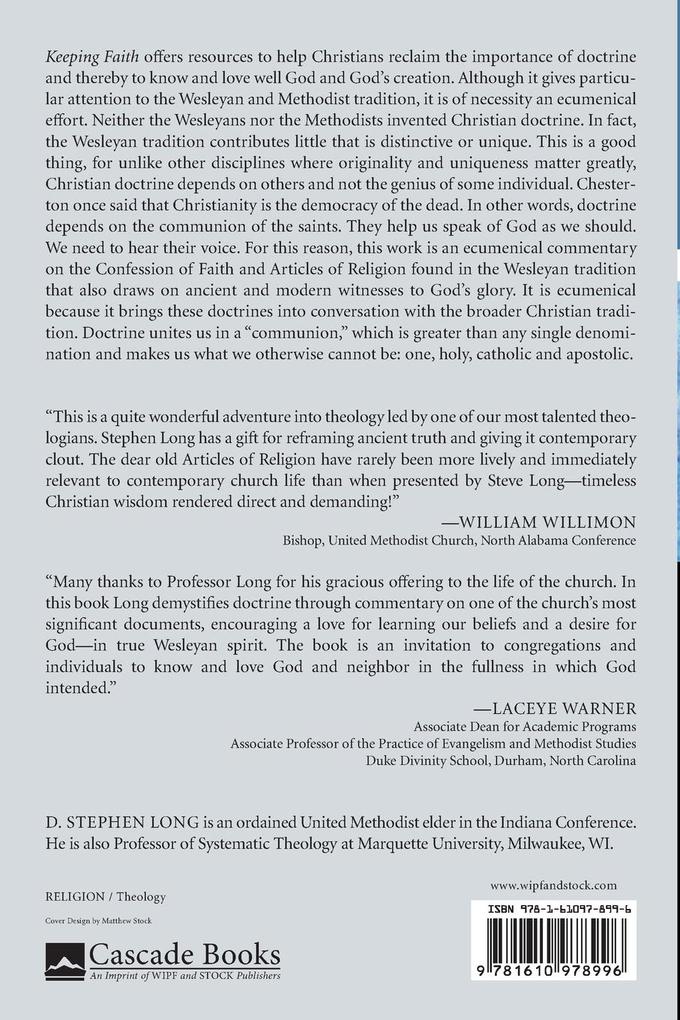 Weitere Ansicht: Keeping Faith | D. Stephen Long