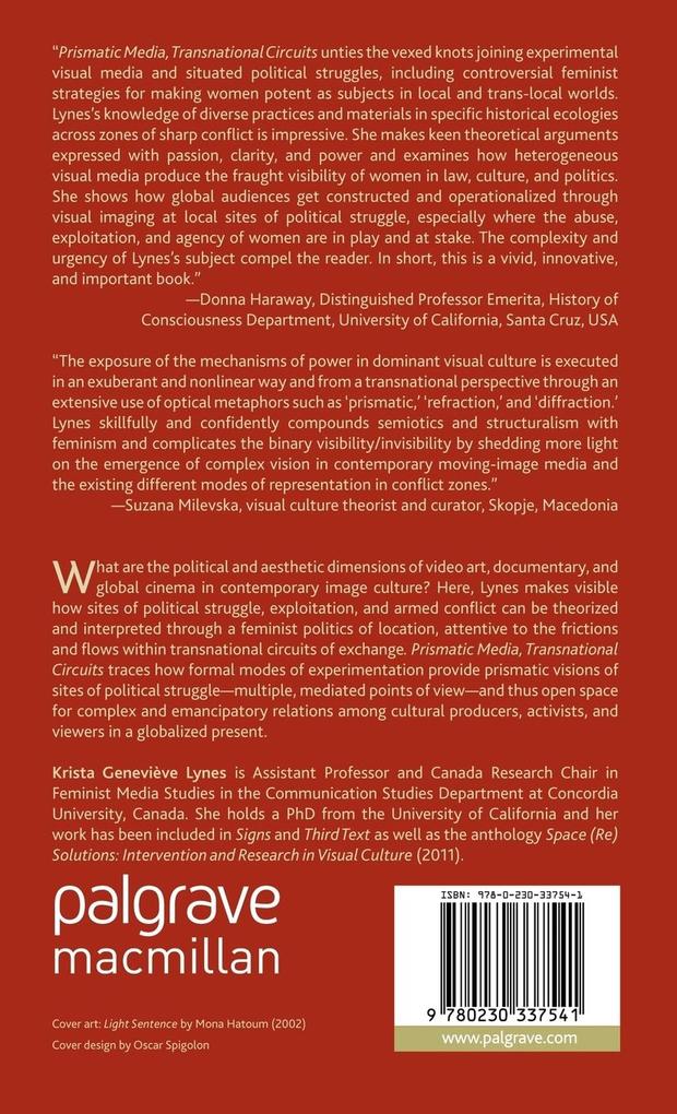 Weitere Ansicht: Prismatic Media, Transnational Circuits | K. Lynes