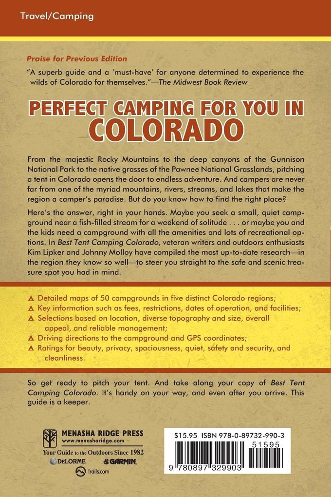 Weitere Ansicht: Best Tent Camping | Kim Lipker, Johnny Molloy