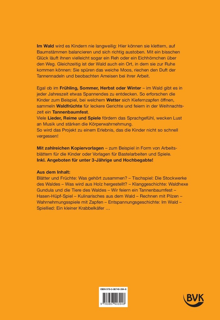Weitere Ansicht: Kita aktiv Projektmappe Wald | Ingrid Späth