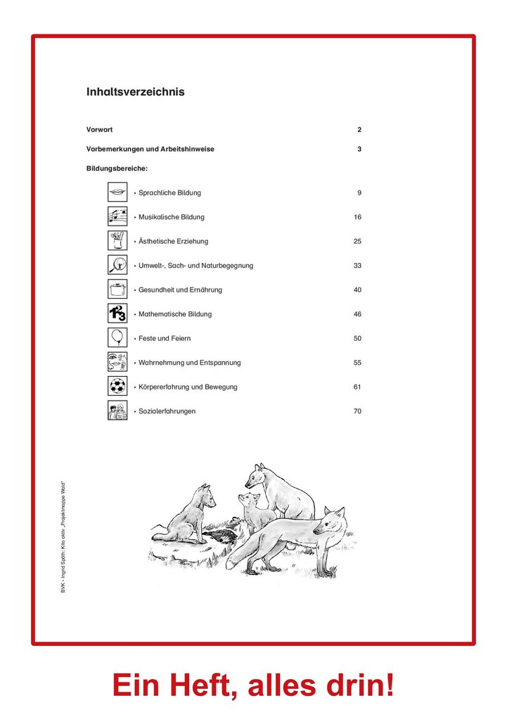 Weitere Ansicht: Kita aktiv Projektmappe Wald | Ingrid Späth
