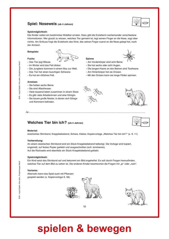 Weitere Ansicht: Kita aktiv Projektmappe Wald | Ingrid Späth