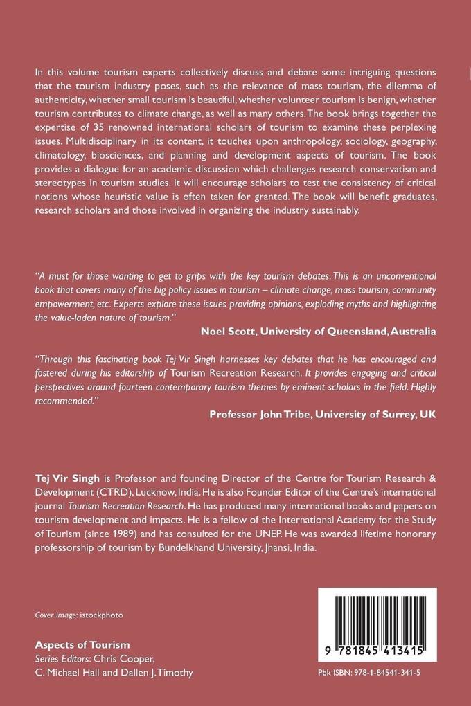 Weitere Ansicht: Critical Debates in Tourism