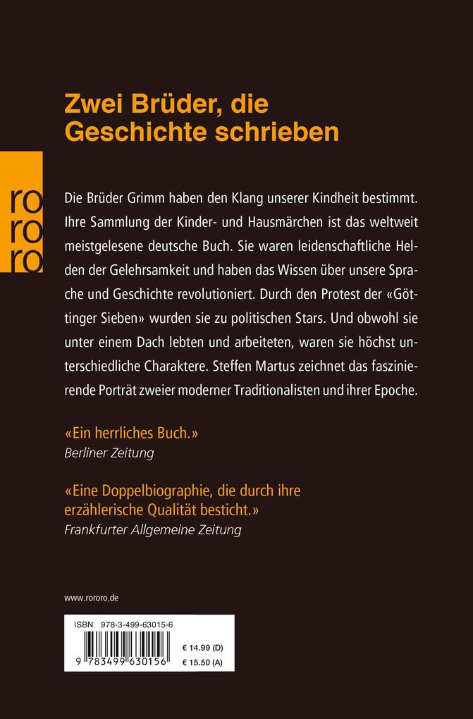 Weitere Ansicht: Die Brüder Grimm | Steffen Martus