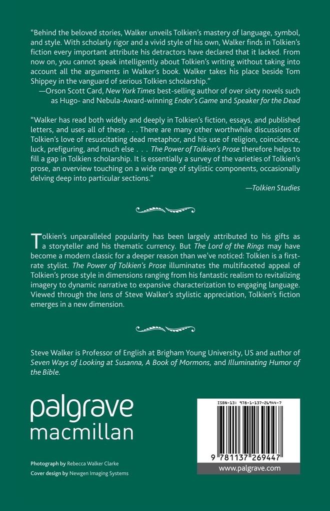 Weitere Ansicht: The Power of Tolkien's Prose | S. Walker, Walker