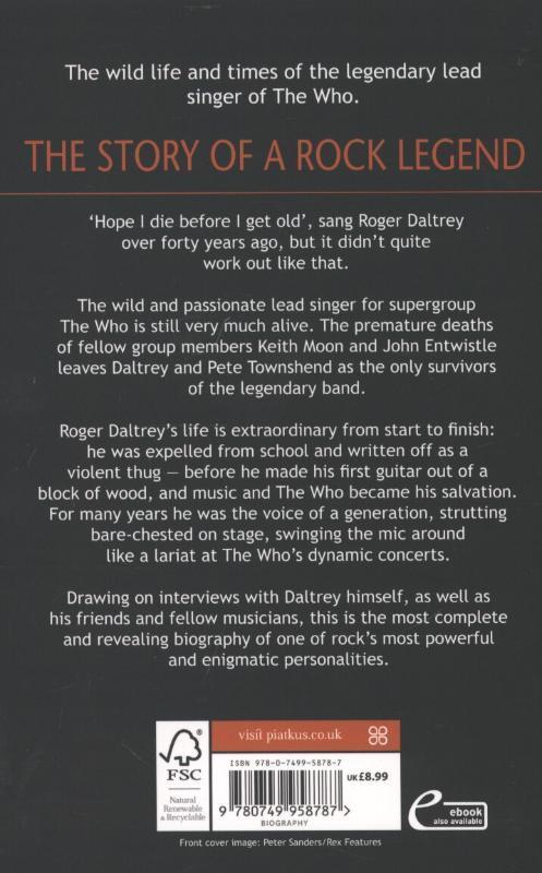 Weitere Ansicht: Roger Daltrey | Stafford Hildred, Tim Ewbank