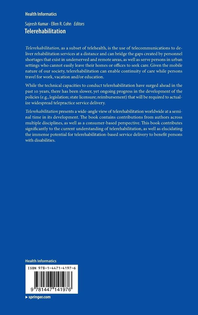 Weitere Ansicht: Telerehabilitation