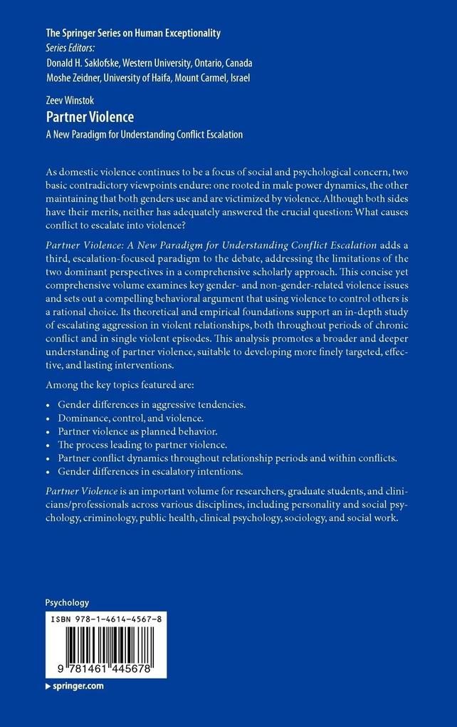 Weitere Ansicht: Partner Violence | Zeev Winstok