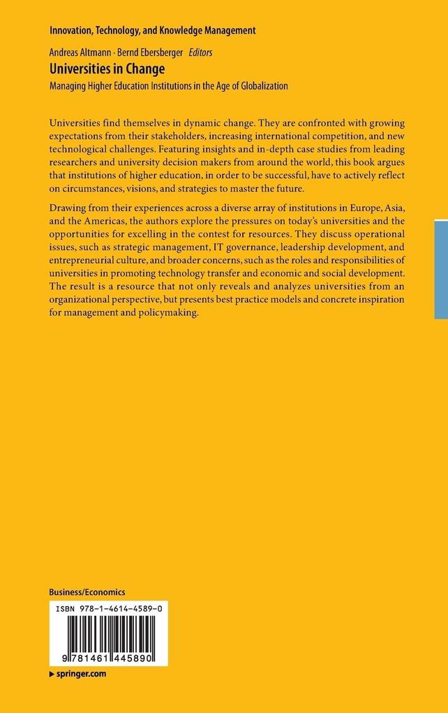 Weitere Ansicht: Universities in Change