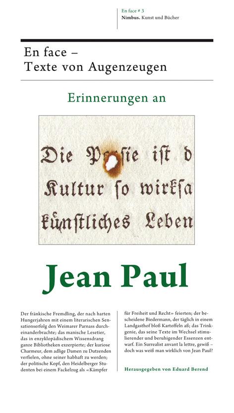 Produktbild: Erinnerungen an Jean Paul