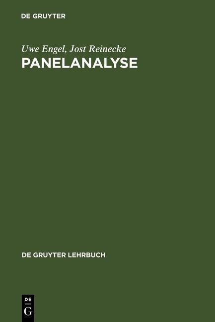 Produktbild: Panelanalyse | Uwe Engel, Jost Reinecke
