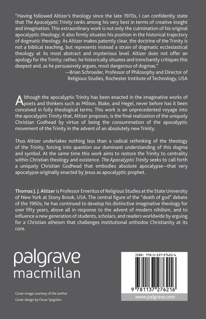 Weitere Ansicht: The Apocalyptic Trinity | T. Altizer, Thomas J. J. Altizer