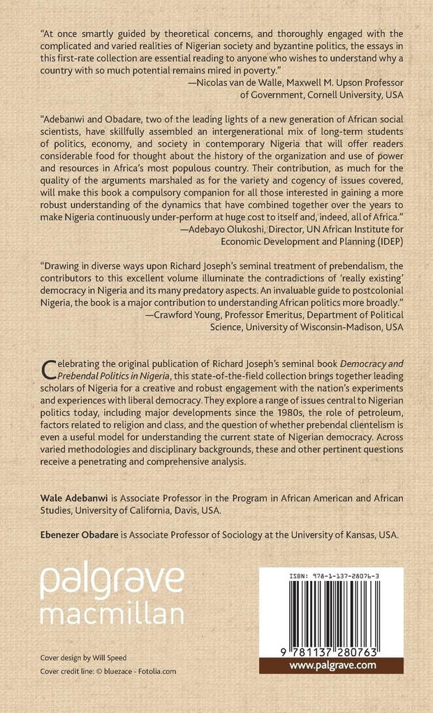 Weitere Ansicht: Democracy and Prebendalism in Nigeria