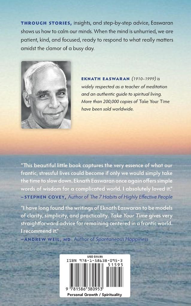 Weitere Ansicht: Take Your Time | Eknath Easwaran
