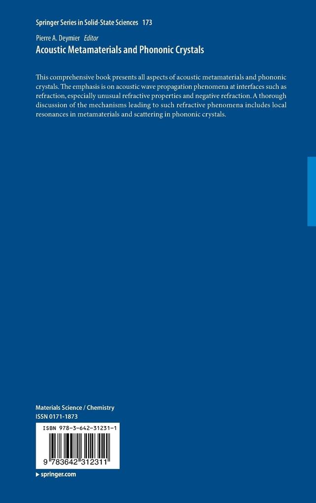 Weitere Ansicht: Acoustic Metamaterials and Phononic Crystals