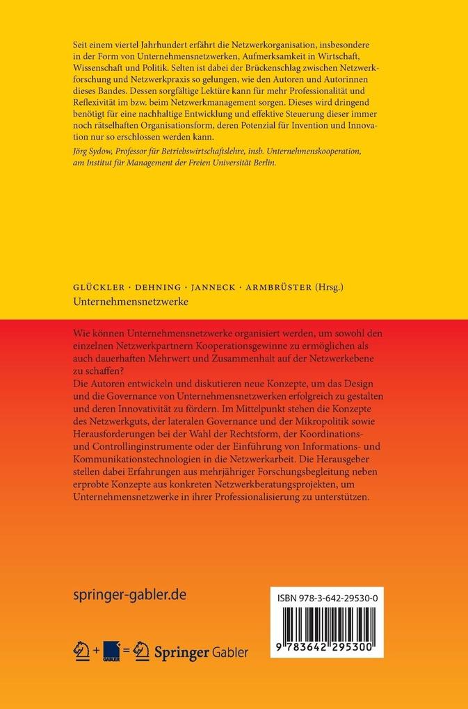 Weitere Ansicht: Unternehmensnetzwerke