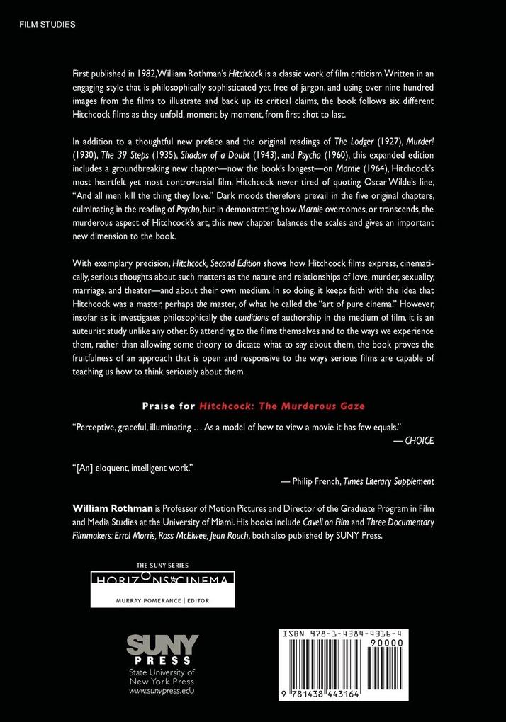 Weitere Ansicht: Hitchcock | William Rothman