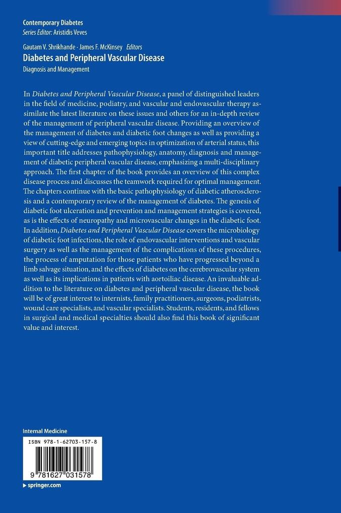 Weitere Ansicht: Diabetes and Peripheral Vascular Disease