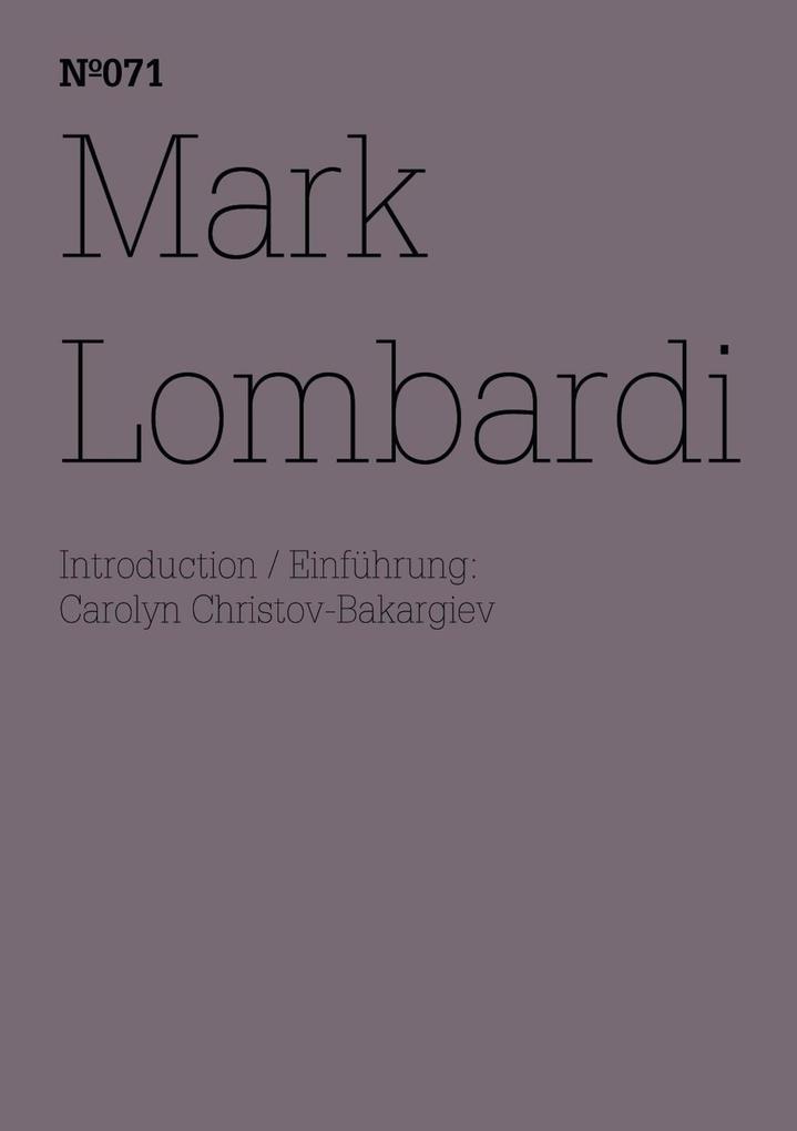 Produktbild: Mark Lombardi | Mark Lombardi