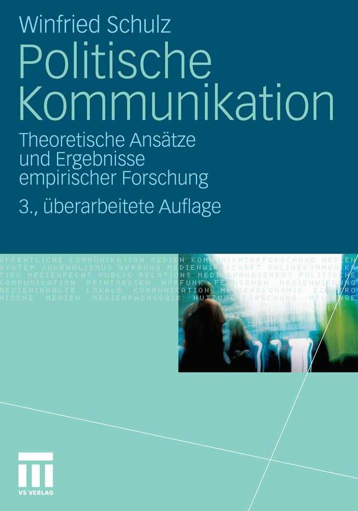 Produktbild: Politische Kommunikation | Winfried Schulz