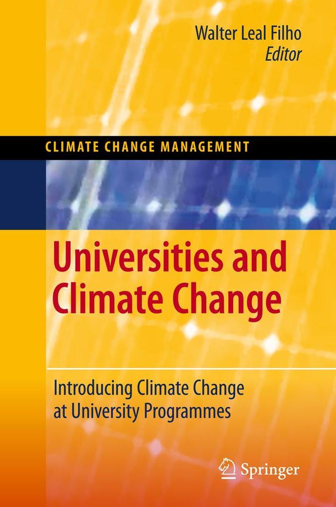 Produktbild: Universities and Climate Change
