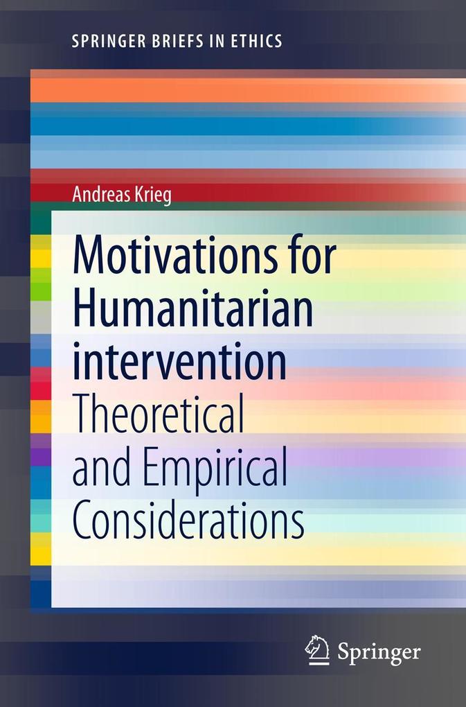 Produktbild: Motivations for Humanitarian intervention | Andreas Krieg